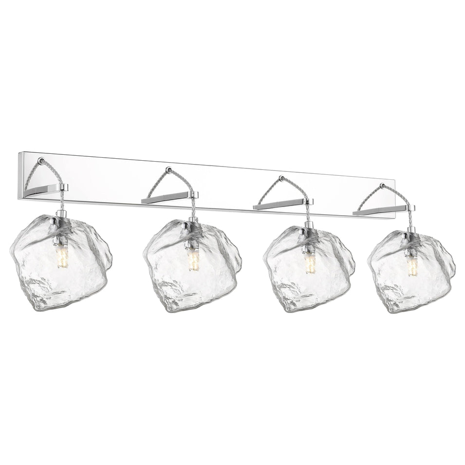 63131LED'sP-MSS/CLR 4 Light Wall / Vanity in Mirrored