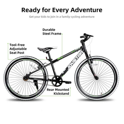 JOYSTAR Lubbock 20" 24" Kids Mountain Bike Single Speed Bicycle