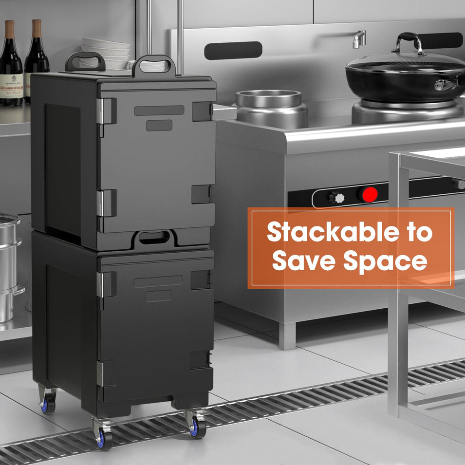 Insulated Food Pan Carrier for 5 Full-size Pans