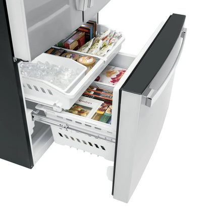 GE 27.0 Cu. ft. Fingerprint Resistant Stainless Steel French Door Refrigerator