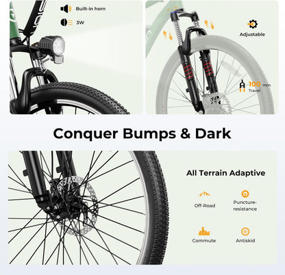 Eb5 Electric Bike 500W Motor 40Miles 20Mph