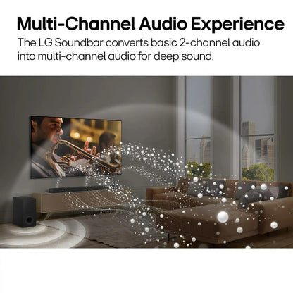 LG – 5.1.1-Channel S70TR Home Theater Soundbar with Wireless Subwoofer and Rear Speakers, Dolby Atmos, WOW Orchestra – Black